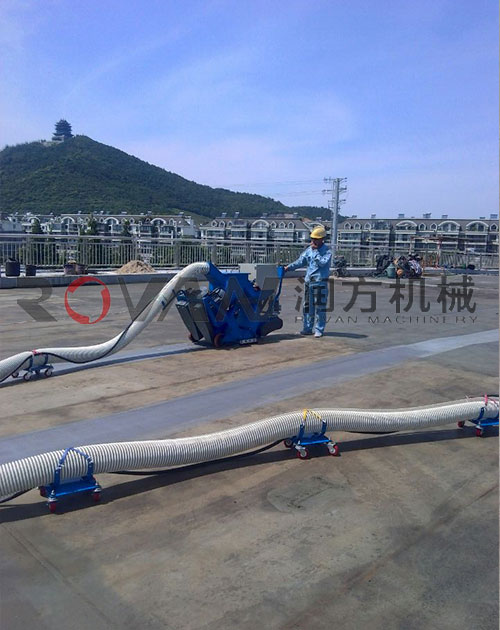 橋梁拋丸機湖州仁皇山大橋客戶現場
